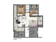 Cobertura à venda, 2 quartos, 2 vagas, São João Batista...