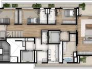 Cobertura a venda em Moema Avenida República do Líbano