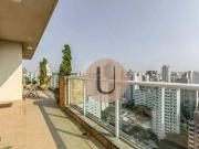 Cobertura assobradada 4 suites e living interado a piscina