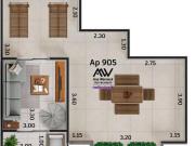 Cobertura com 2 dormitórios à venda, 120 m² por R$...