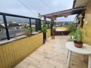 Cobertura com 3 dormitórios, terraço e 4 vagas