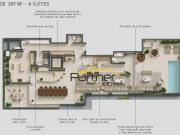 Cobertura com 4 dormitórios à venda, 375 m² por R$...