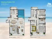 Cobertura com vista para o mar