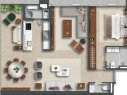 Cobertura de Luxo no Itaim Bibi 3 quartos, 2 suítes, 5...