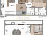 Cobertura Duplex 3 quartos sendo 1 suíte com 2 vagas de...