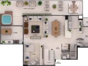 Cobertura Duplex alto padrão Parque barigui 304m² privativos
