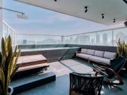 Cobertura duplex com 286 metros, vista parcial do mar, 4...