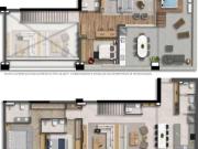 Cobertura Duplex com 2 Suites e 3 Vagas no Itaim Bibi...