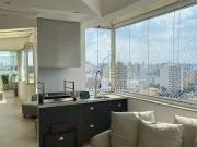 Cobertura duplex decorada – Porteira fechada – Centro de...