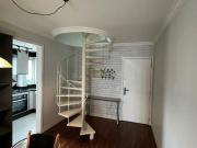 Cobertura duplex mobiliada em Pinheiros