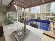 Cobertura duplex para venda tem 374 metros quadrados com...