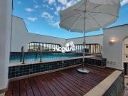 Cobertura duplex piscina Enseada Guarujá