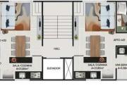 Cobertura para Venda em Contagem/MG Flamengo 3 Quartos