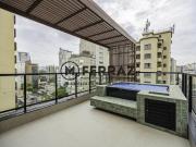 Cobertura triplex Mobiliada para Locação no prestigiado...