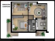 LA RUSTICA QUADRILOCALE con DOPPI SERVIZI