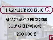 Colmar et environs Recherche appartement T3 en bon état