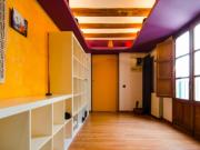 Colorful apartment in heart of city
