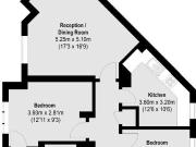 Comfortable 1 bedr gnd floor flat Japanese flat