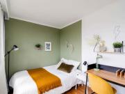 Comfortable 9.50 m² bedroom in coliving for rent in Paris