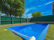 COMFORTABLE HOME MASSIVE SHED BELOW GROUND POOL