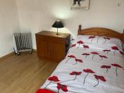 Comfortable single bedroom with balcony well connected...