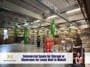 Commercial Space for Storage or Showroom for Lease Rent...