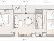 Condo con terraza con casa club y parques, vista a lago,...