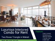 CONDO FOR RENT IN TWO ROXAS TRIANGLE MAKATI