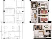 Condo, vistas panorámicas, terraza, cuarto de servicio,...