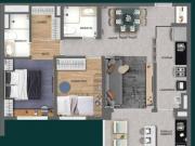 Imperdível apartamento tipo para venda em City América...