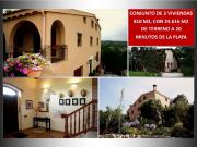 CONJUNTO DE 3 VIVIENDAS CON 810 M2,RODEADO DE 24.616 M2...