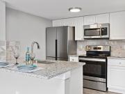 Contemporary apartment with pool