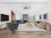 Contemporary house with garden