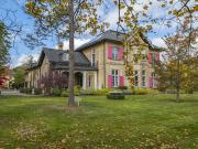 Contemporary house with garden