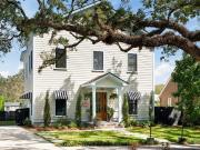 Contemporary house with garden