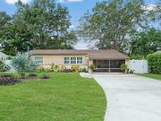 Contemporary house with garden