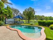 Contemporary oasis looking over the 10th Fairway