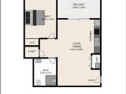 Contemporary One Bedroom with Parking