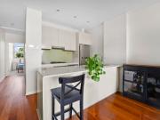 Convenient split level apartment of modern design
