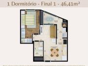 Costa Ecoville | 2 dorm | Suíte | Vaga | 53 m² priv |...