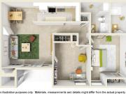 Council Place Apartments 1 Bed w/ Den