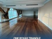 Cozy 3 Bedroom Unit in One Roxas Triangle, Makati City...