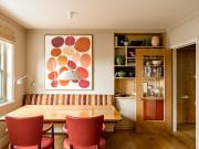 Creative three bedroom flat with lofty living space on a...
