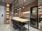 CRNW 511 Noroeste 1 quarto andar alto vários itens de lazer!