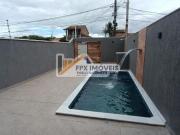 Csaa com piscina e churrasqueira em Itanhaém