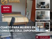 Cuarto en Renta – Lomas del Colli, Zapopan