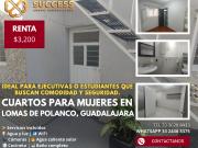Cuartos en Renta para Mujeres – Lomas de Polanco,...