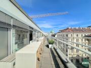 Dachgeschoßbüro mit Terrassen im exklusiven...