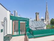 Dachterrasse mit Stephansturmblick