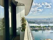 DANUBEFLATS 30. Stock: Exklusive XXL 2 Zimmer Wohnung....